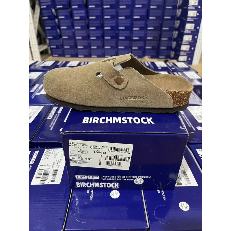 断码牛皮桑坡勃肯拖鞋【清库存价格香】软木底桑坡发货真软木森哥