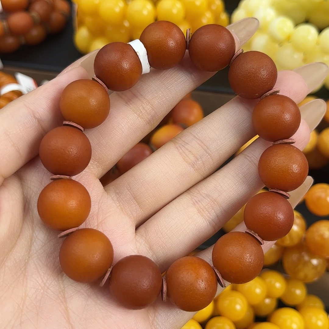 未镶嵌琥珀手串幸**满蜜蜡