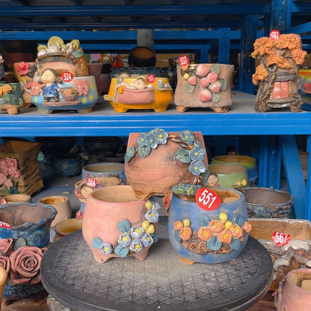 福利551 号陶然花器手工花盆