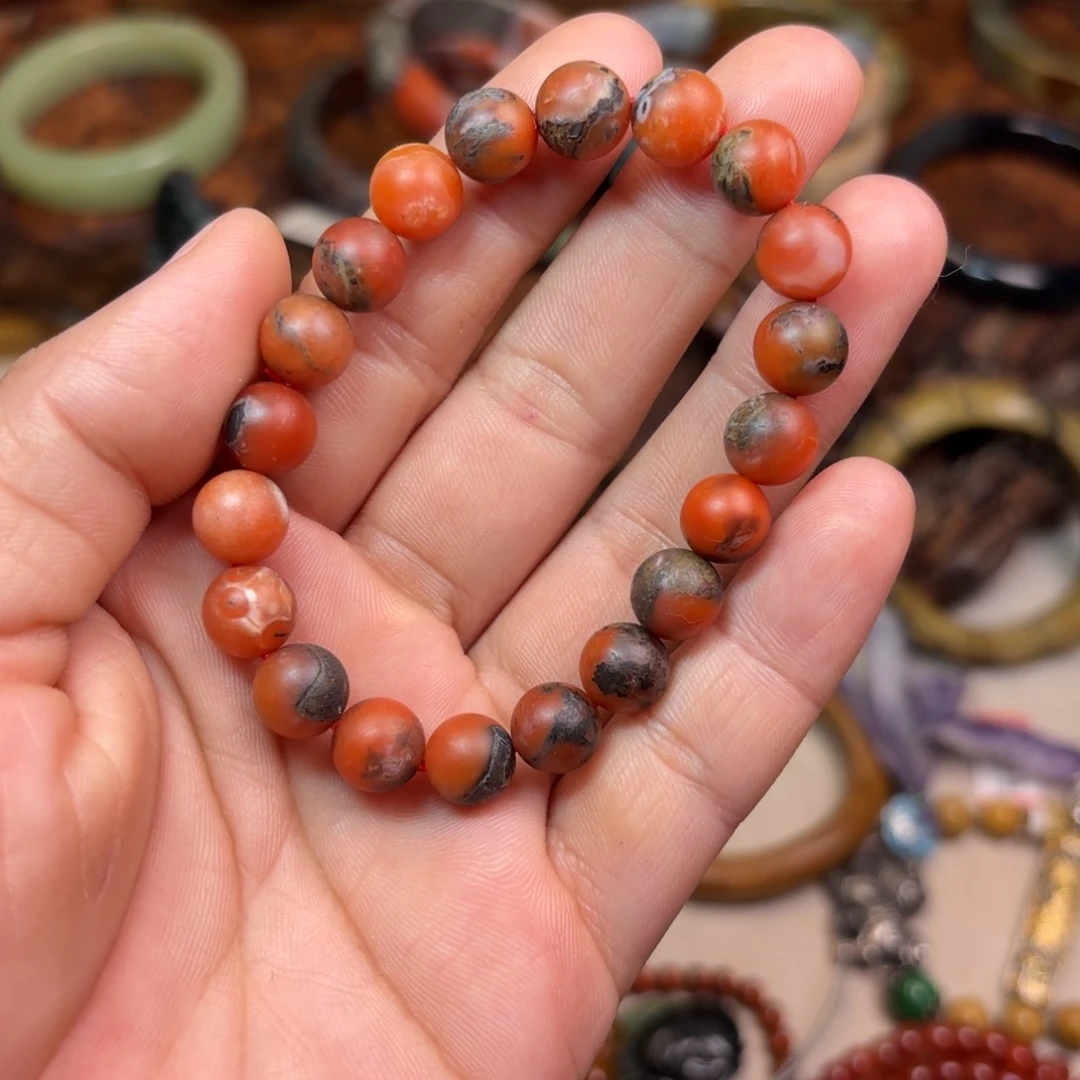 岫岩河磨玉（透闪石质玉）颈饰未镶嵌梧****马