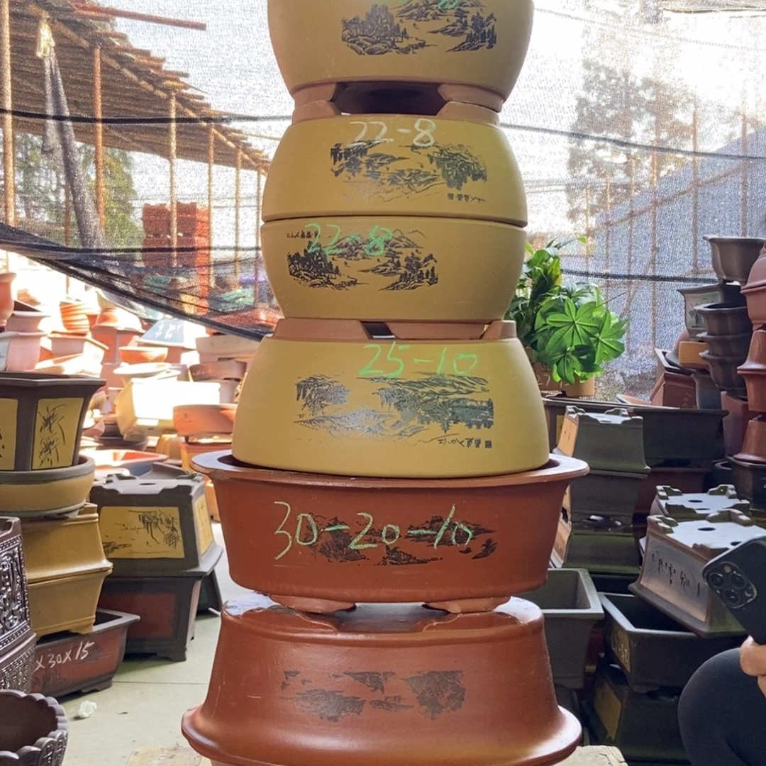 紫砂花盆紫砂紫砂