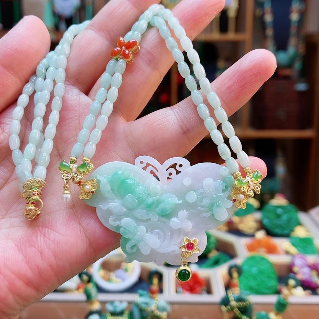 颈饰合金翡翠48小时鉴赏期