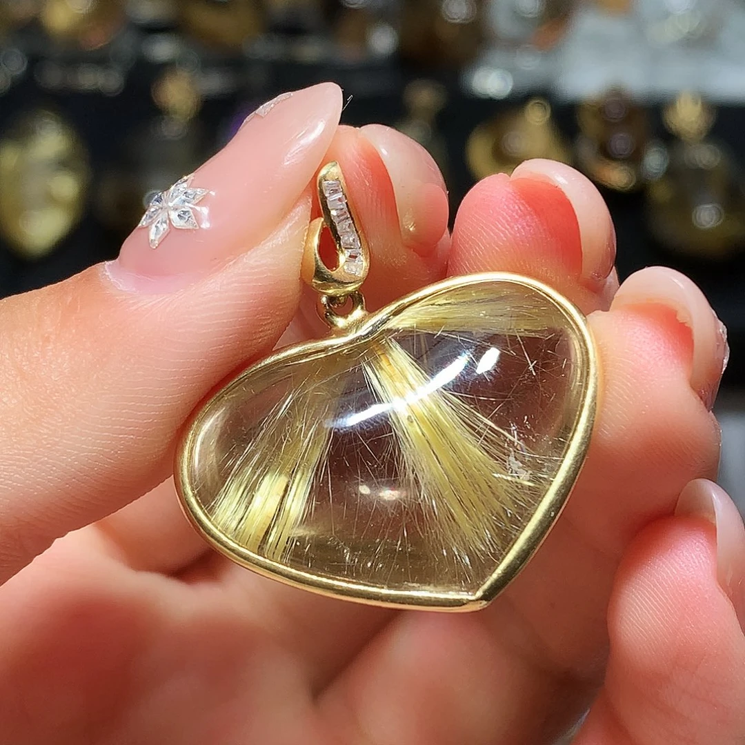 珠宝半成品水晶银S925镀金镶嵌