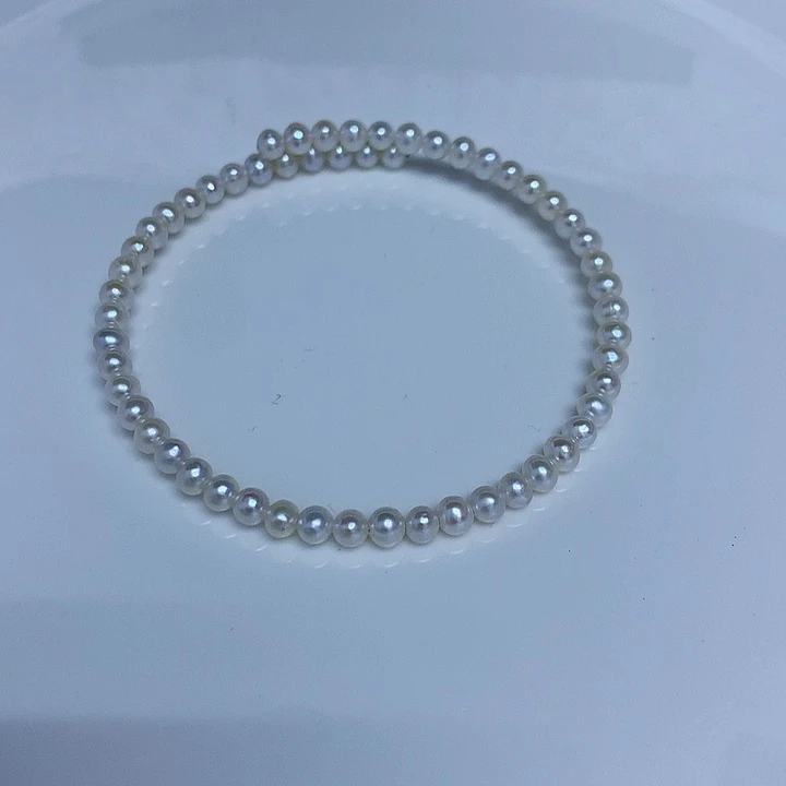 淡水珍珠未镶嵌手镯3-4