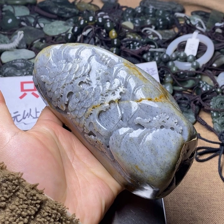 和田玉把件未镶嵌