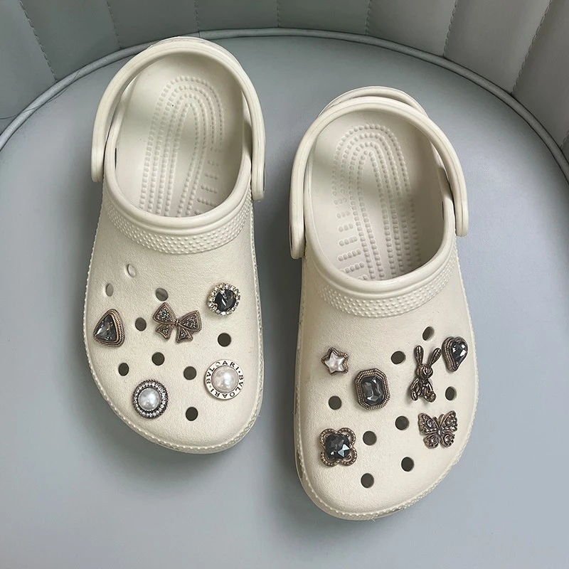 镂空平跟舒适中跟浅口纯色洞洞鞋沙滩鞋情侣鞋拖