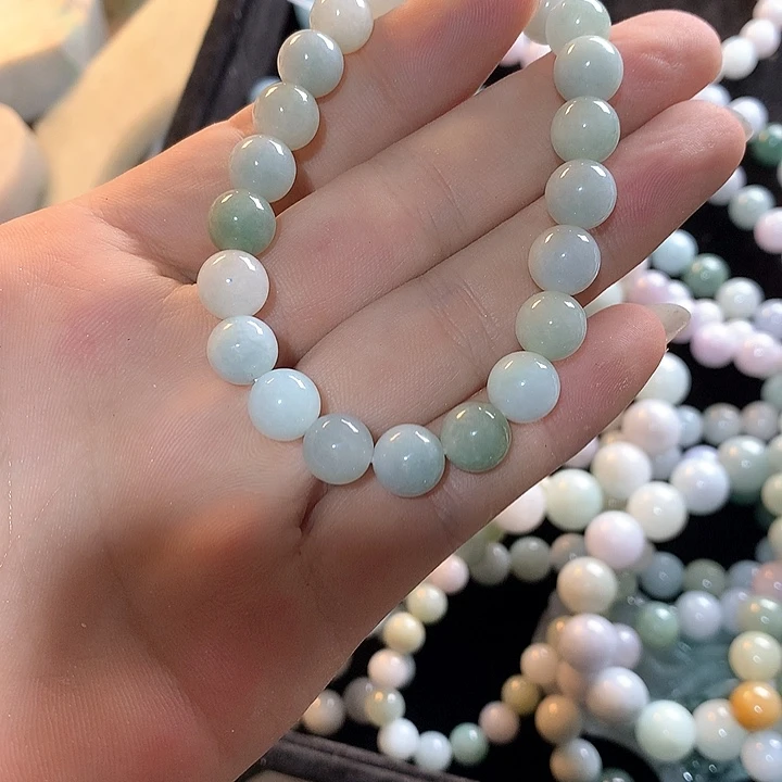 裸石翡翠珠子卡9