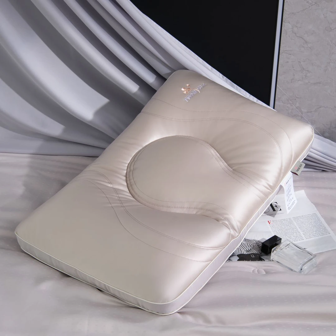 【寻梦之旅】莱莱同款蚕丝枕A类抗菌防螨深睡眠凉感护颈枕