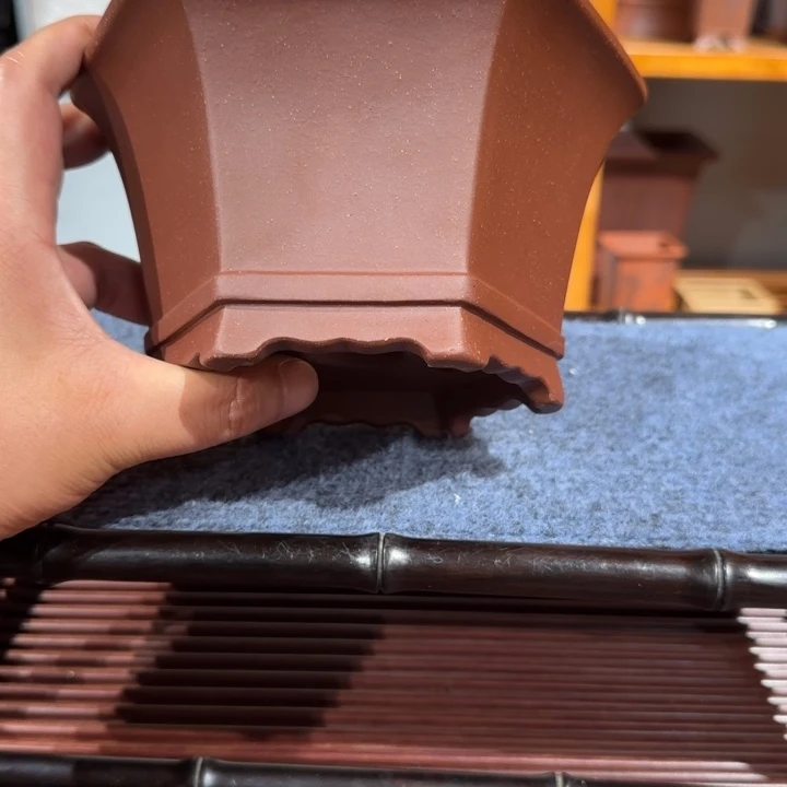 紫砂花盆原矿紫泥