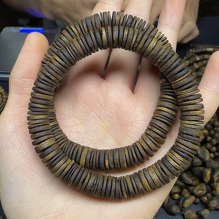 沉香沉香碎屑+沉水浮1.0片片珠单圈11克加多样性发一