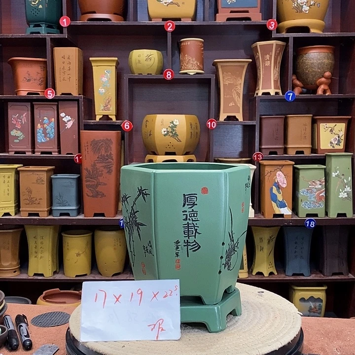 紫砂花盆紫砂花盆