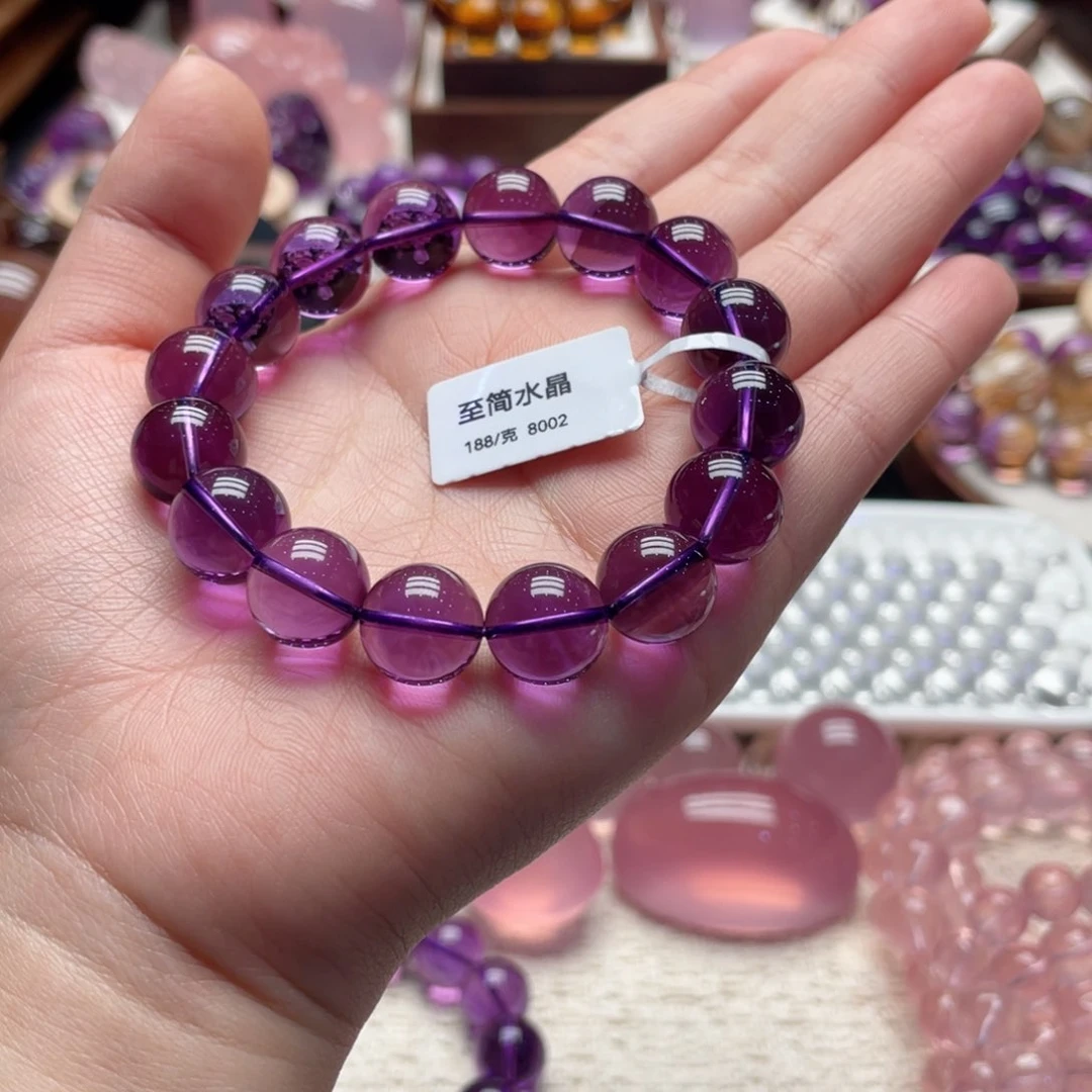 未镶嵌手链水晶12m