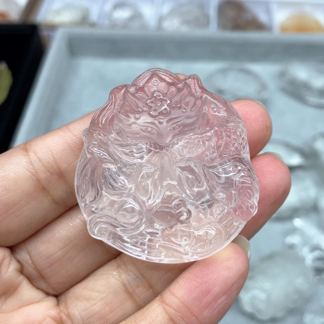 水晶吊坠(不含链)未镶嵌斑***觉