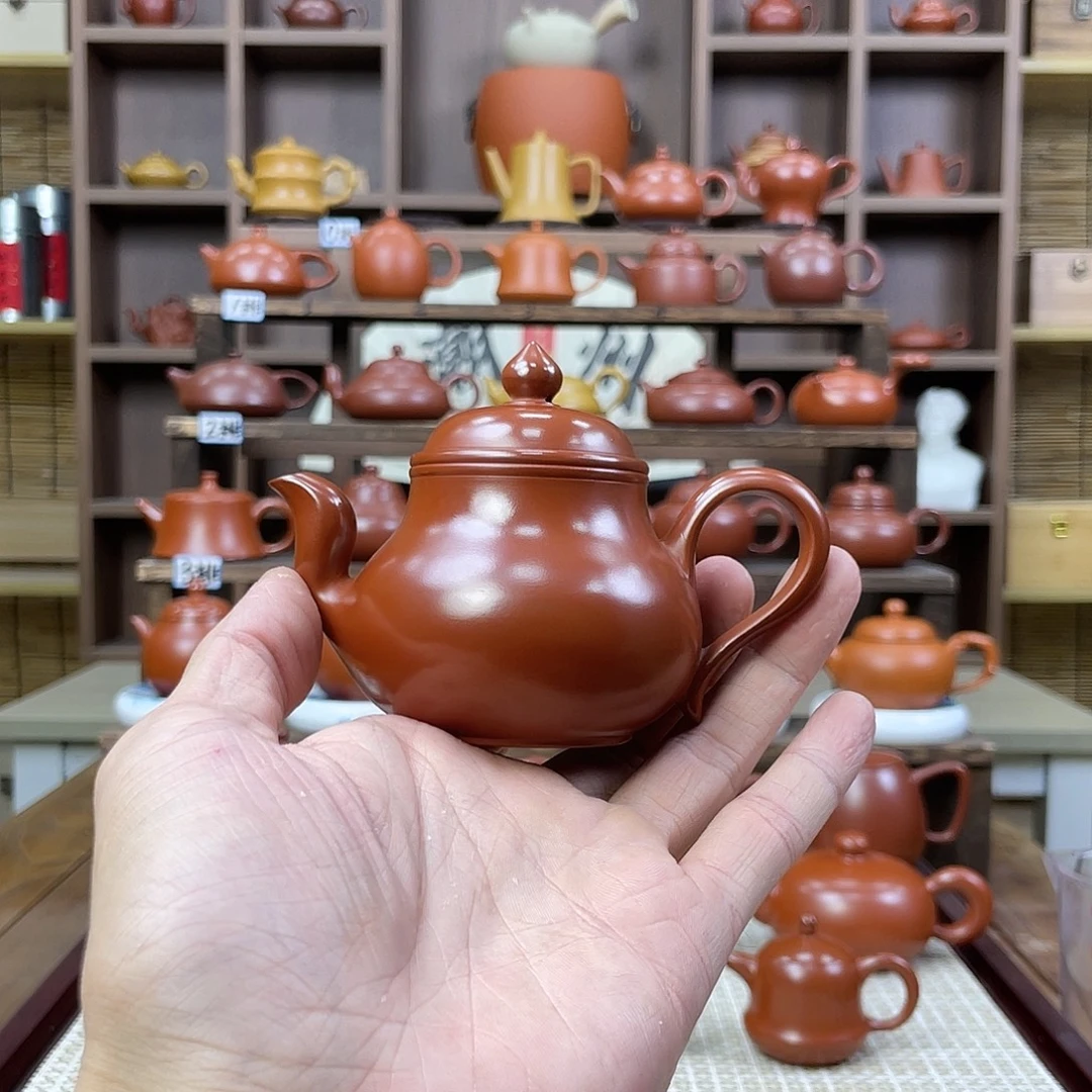紫砂茶壶潮州手拉壶伽兰壶