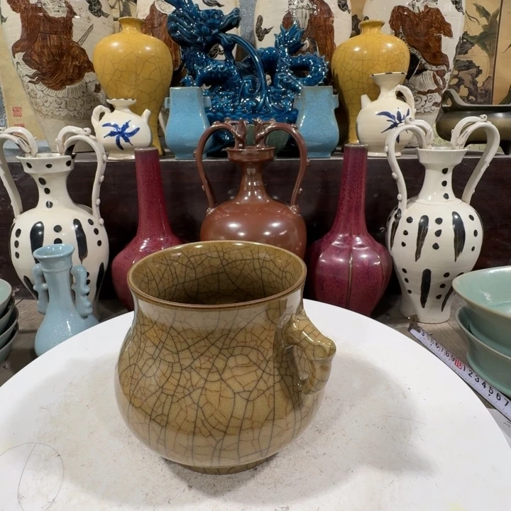 茶盏手工制作陶瓷摆件