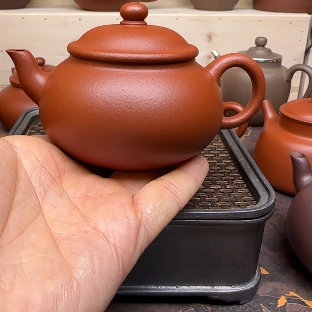 紫砂茶壶杨****y小红泥矮梨