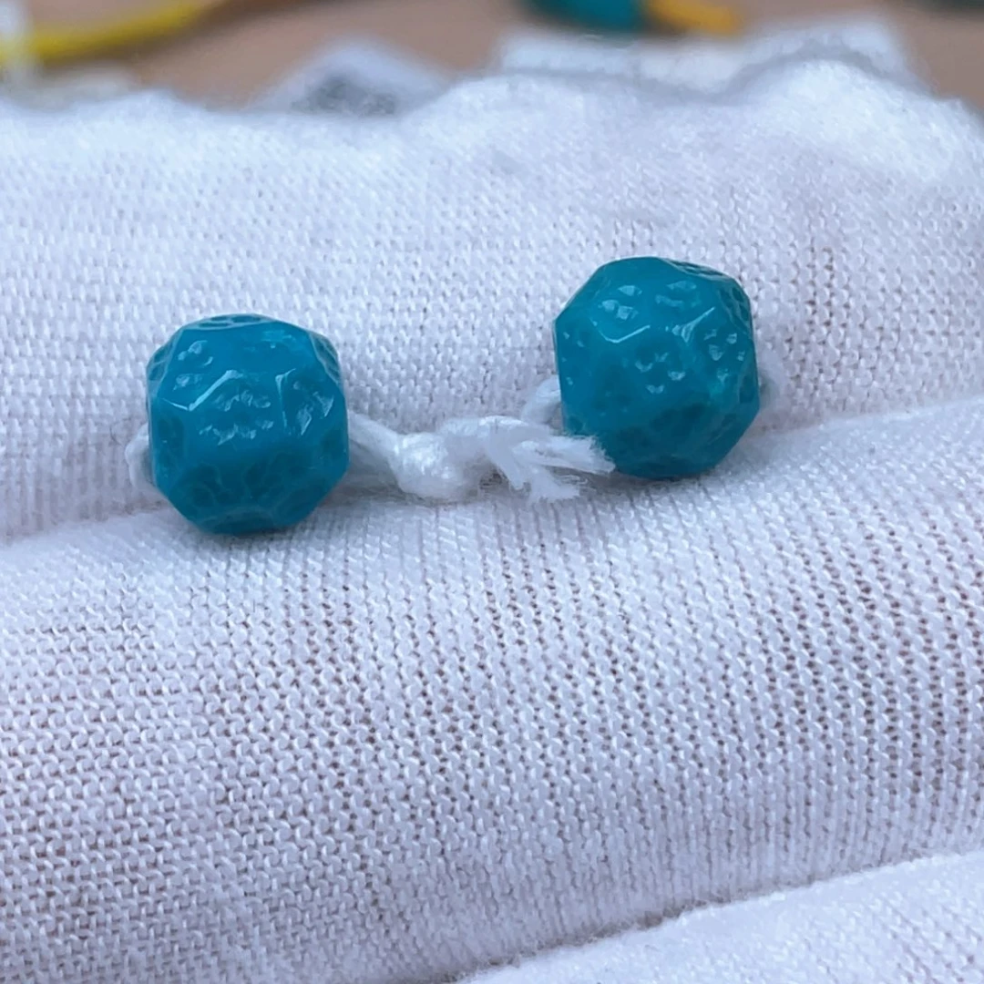 绿松石未镶嵌挂件7.5✖️6.5mm