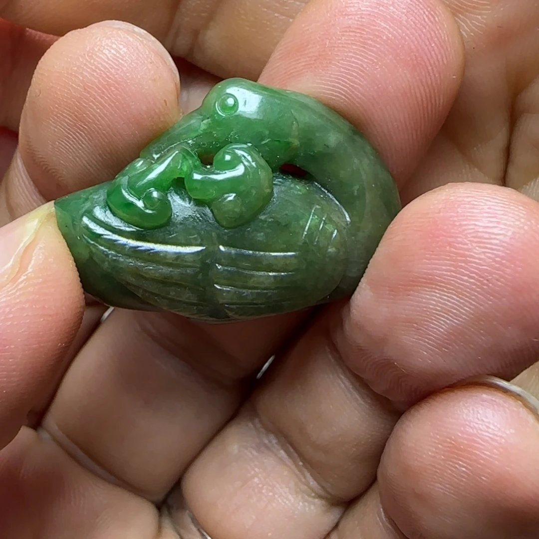 南***迪翡翠未镶嵌吊坠(不含链)
