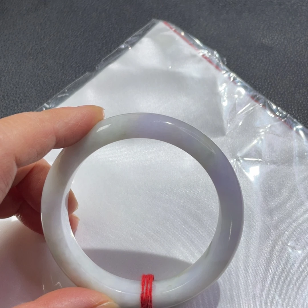 翡翠未镶嵌手镯天然翡翠手镯57.8