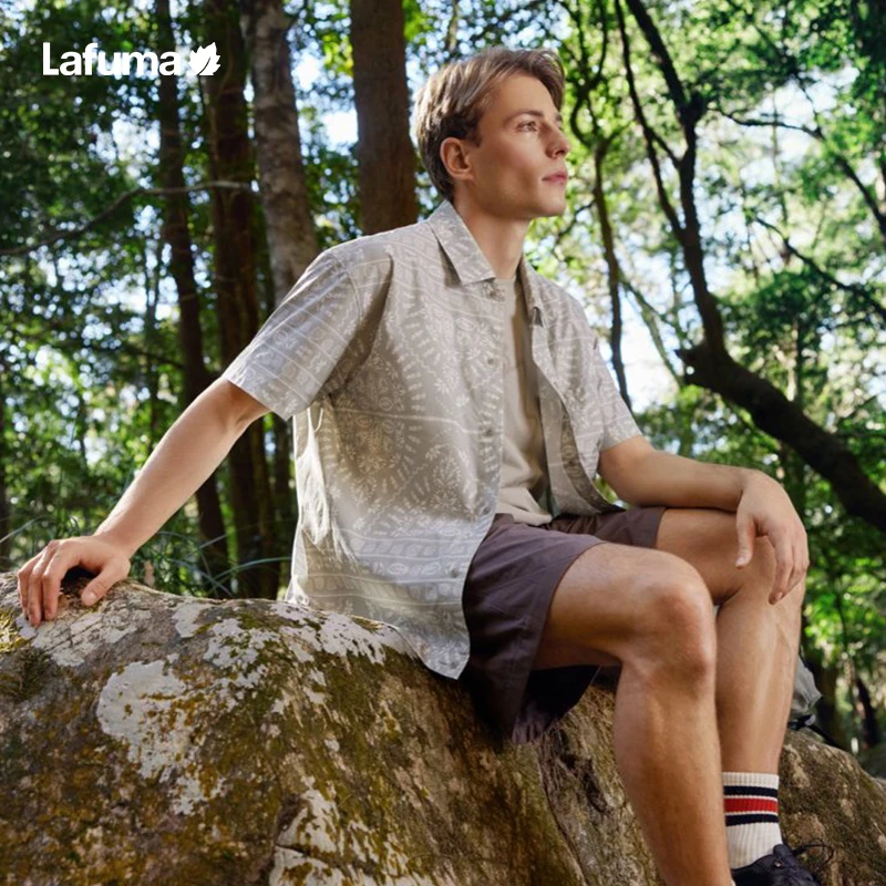 【胶囊系列】LAFUMA户外工装短袖衬衫男百搭拒水休闲衬衫LMSH5BS95