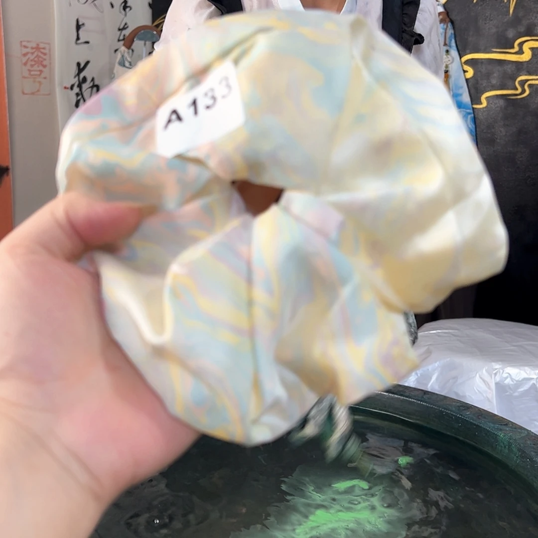 133圆饼发圈手作饰品