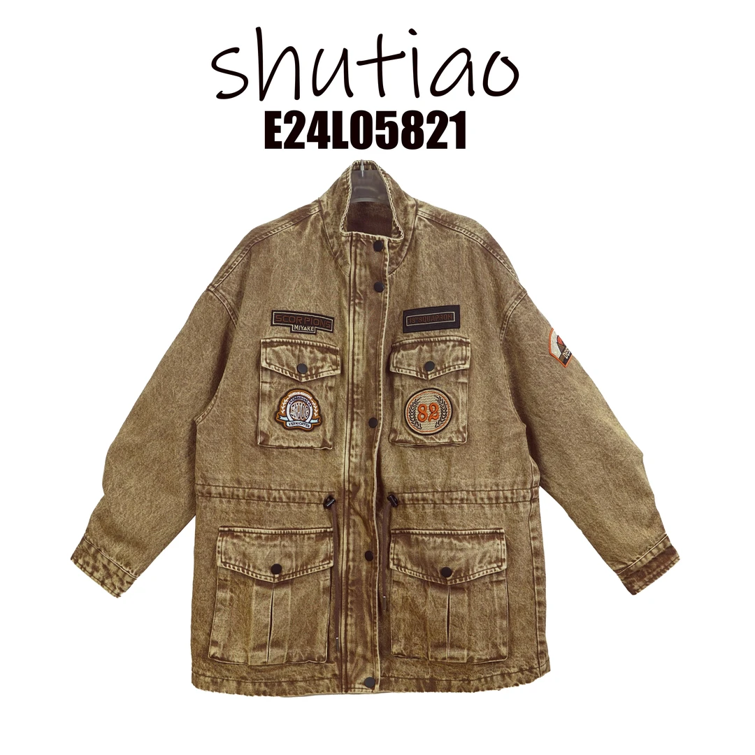 【SHUTIAO】2024秋冬：新款小众设计款外套E24L05821