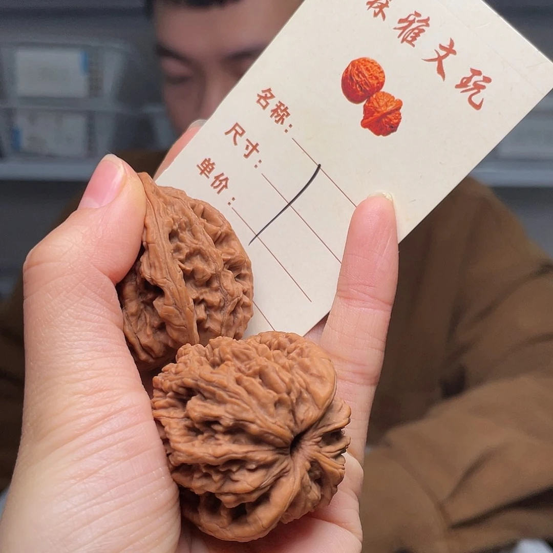 文玩核桃把件麦虎全品40尺1