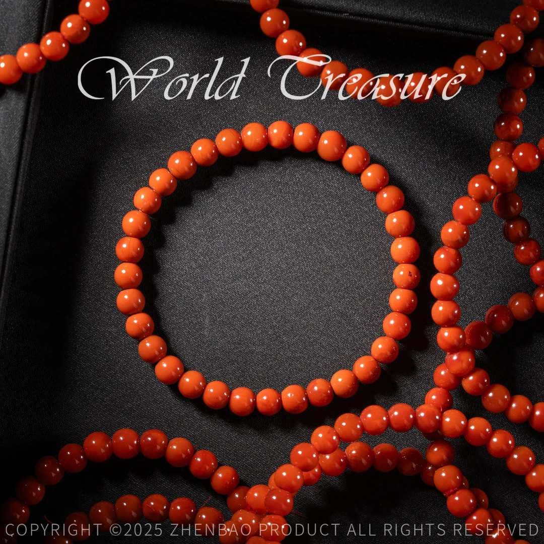 【世间臻宝】收藏级南红玛瑙单圈手串/NH046/6mm/多样性发一件