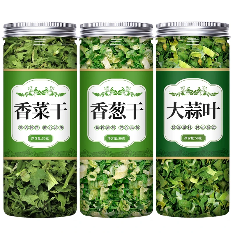 农家自制脱水蔬菜包调味香菜叶干葱花干蒜片大蒜叶泡面伴侣菜干货
