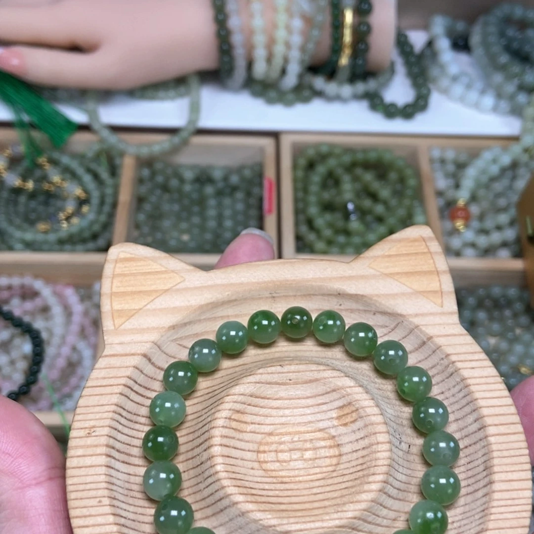 和田玉手链未镶嵌s****鸭