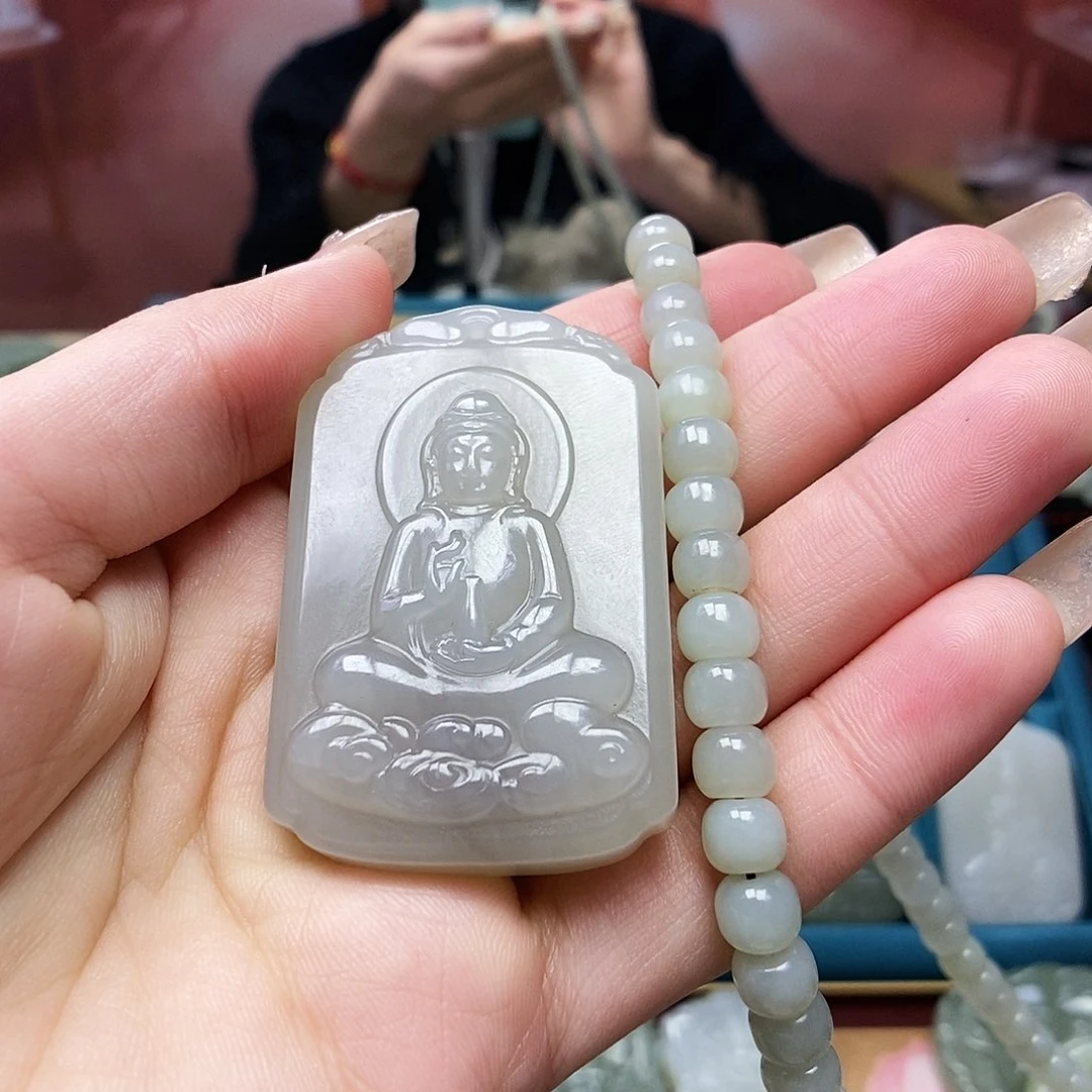 和田玉颈饰未镶嵌用****5