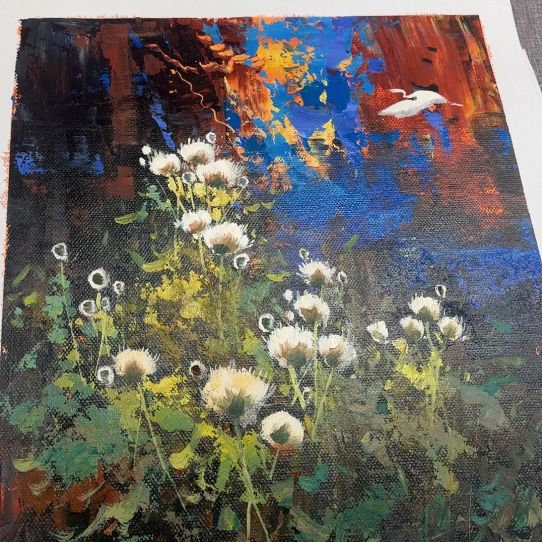 油画我是一个很喜欢你