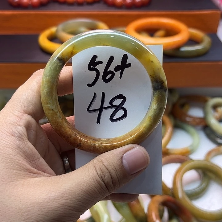 蛇纹石玉合金手镯