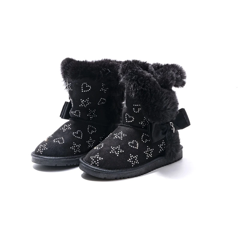 儿童加绒防滑雪地靴CA-0853