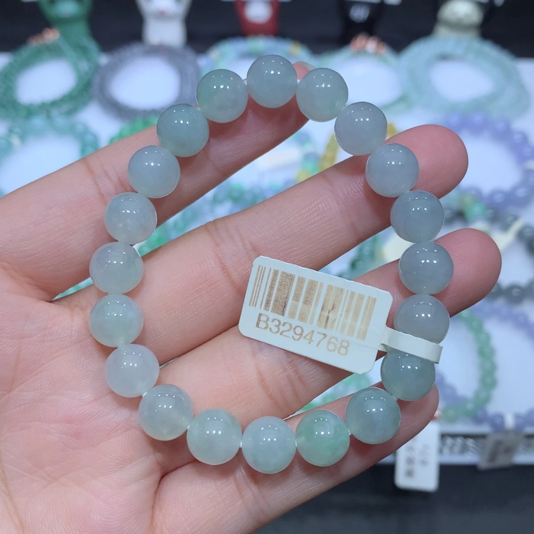 翡翠未镶嵌手串天然