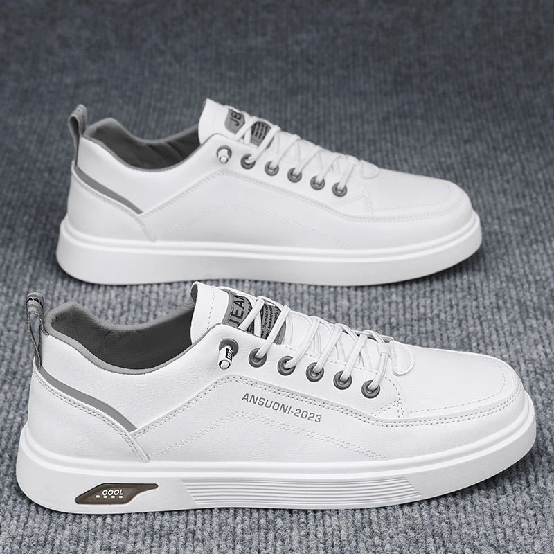 欧伦啄木鸟EUROTUCANO男鞋新款休闲板鞋百搭软底防滑一脚蹬小白鞋