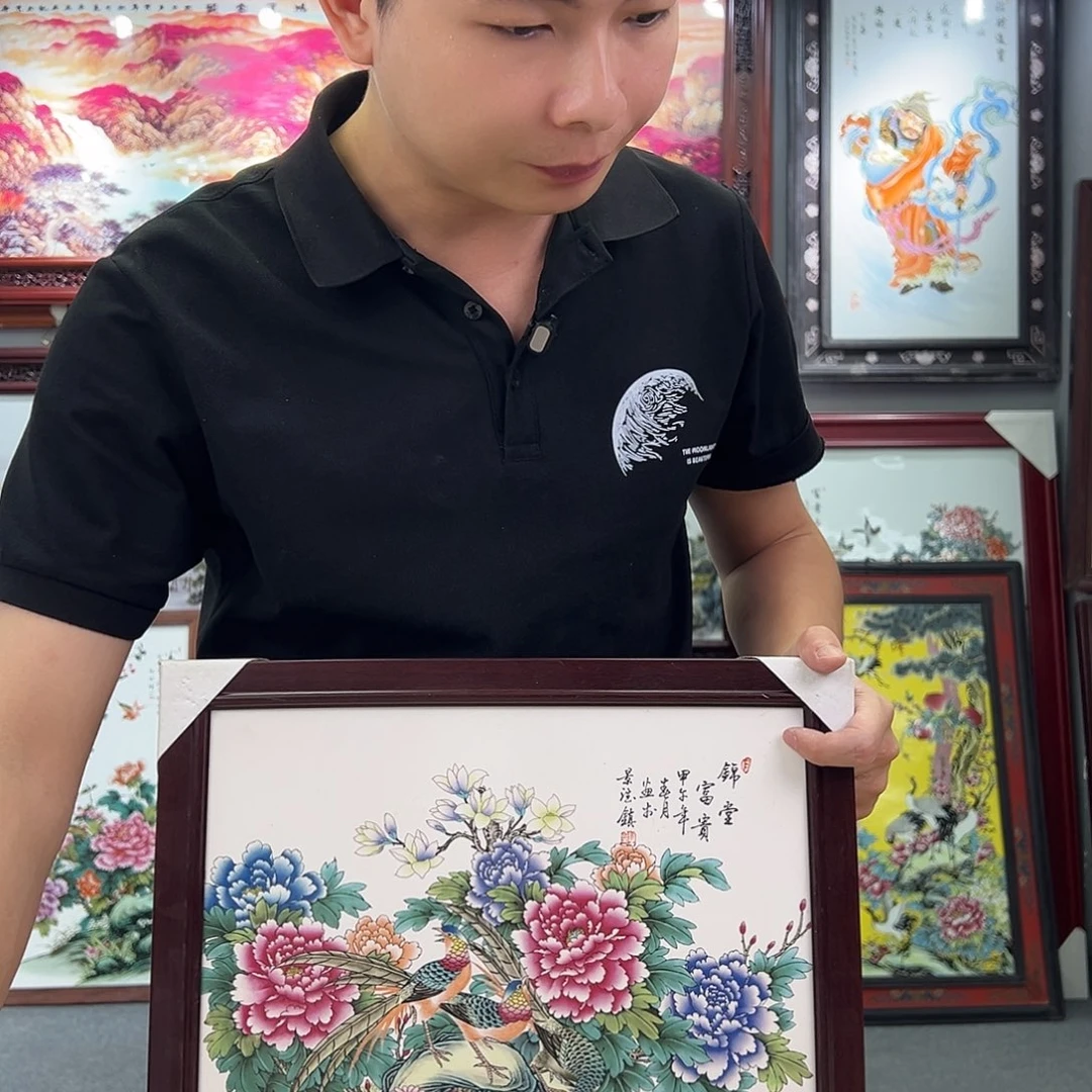 瓷片景德镇瓷板画