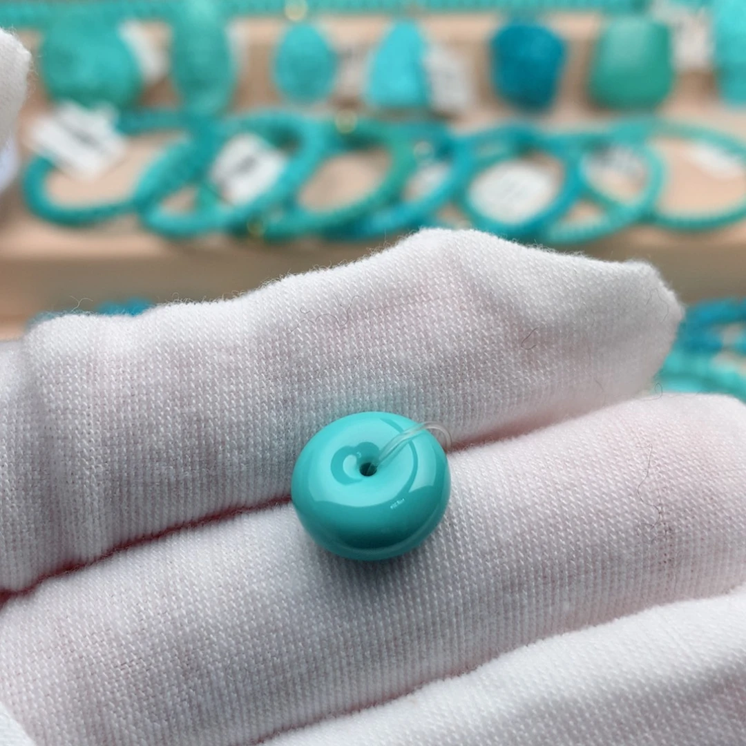绿松石未镶嵌珠宝奇石11.5mm