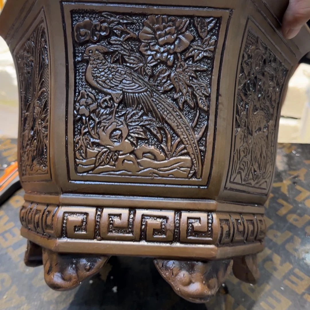 紫砂花盆口径26.22口径