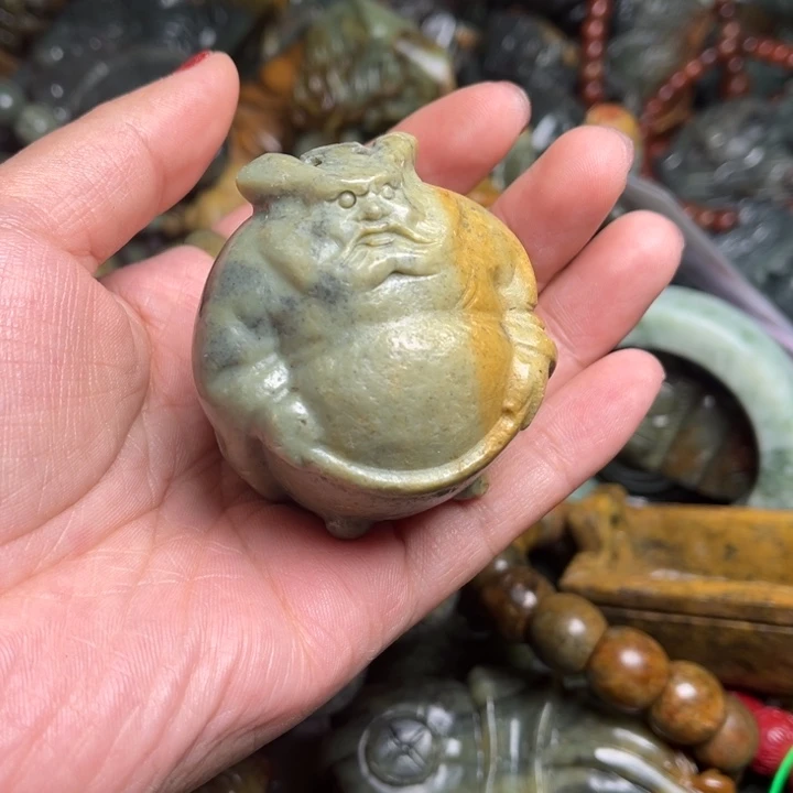 岫岩河磨玉（透闪石质玉）未镶嵌挂件
