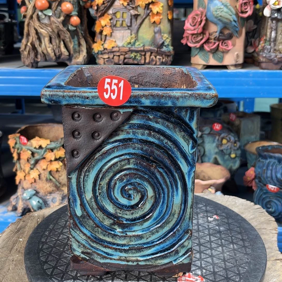 551 号陶然花器手工花盆