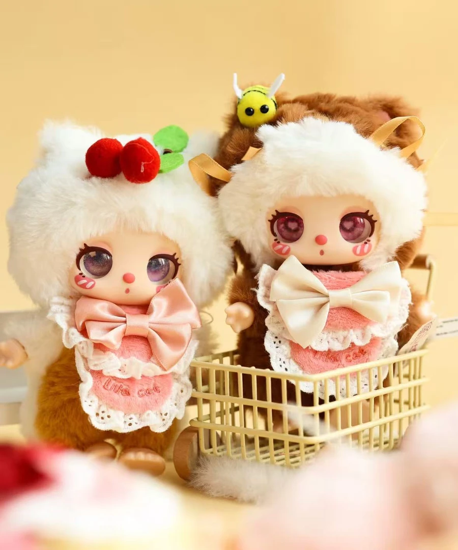 【莉拉4代甜品师小猫】毛绒盲盒潮玩公仔礼物挂件