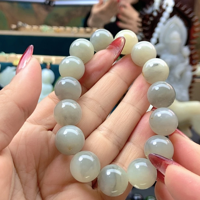 【闪购商品】和田玉（糖玉）手链未镶嵌