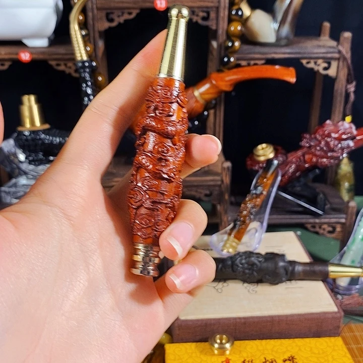 高端定制金丝楠烟嘴