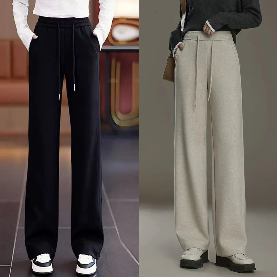 玲家精选6606款号加绒窄版直筒裤