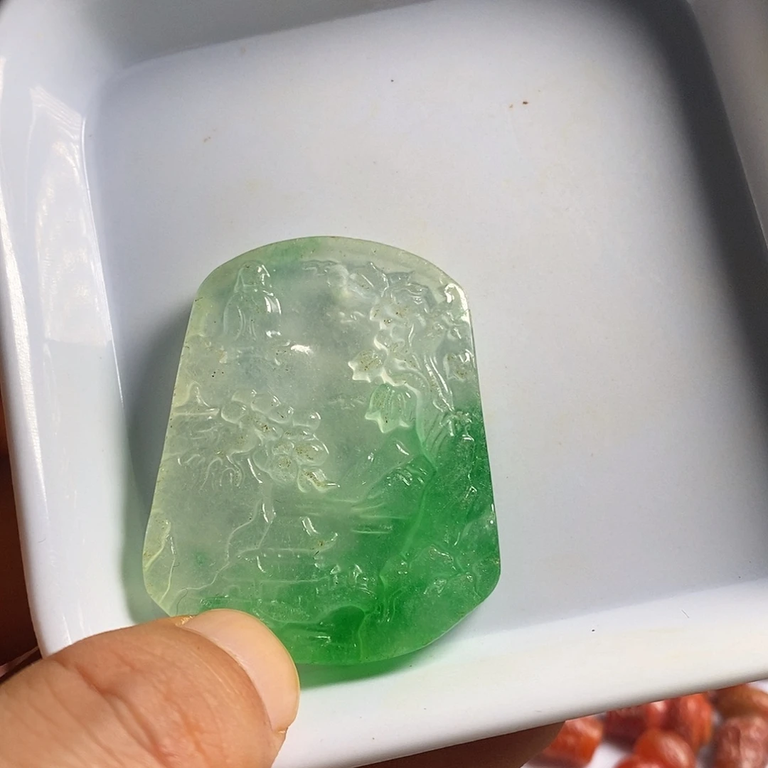 岫岩老玉（透闪石质玉）未镶嵌挂件
