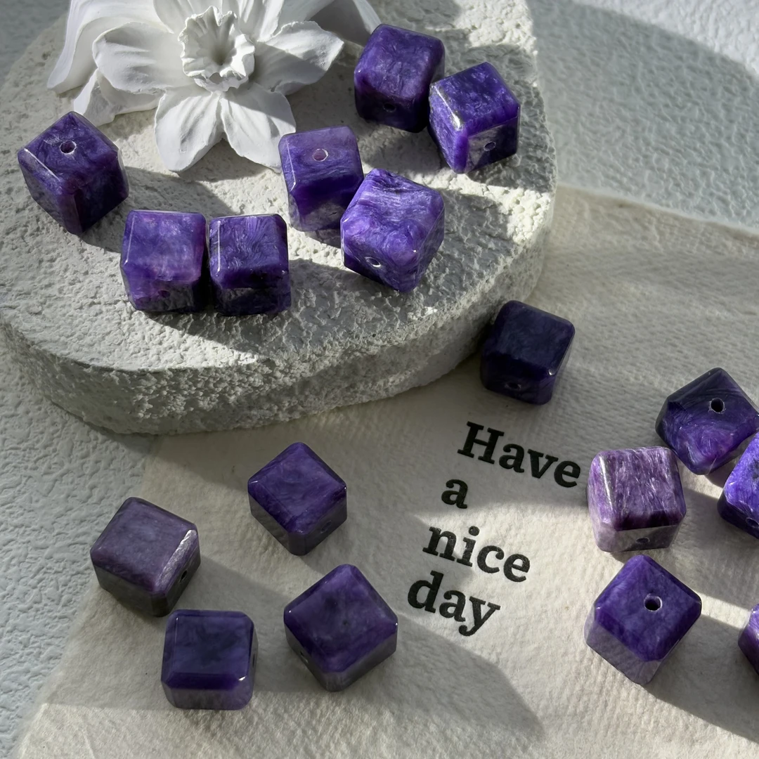 紫龙晶方糖11mm+多样性随机发一颗M207