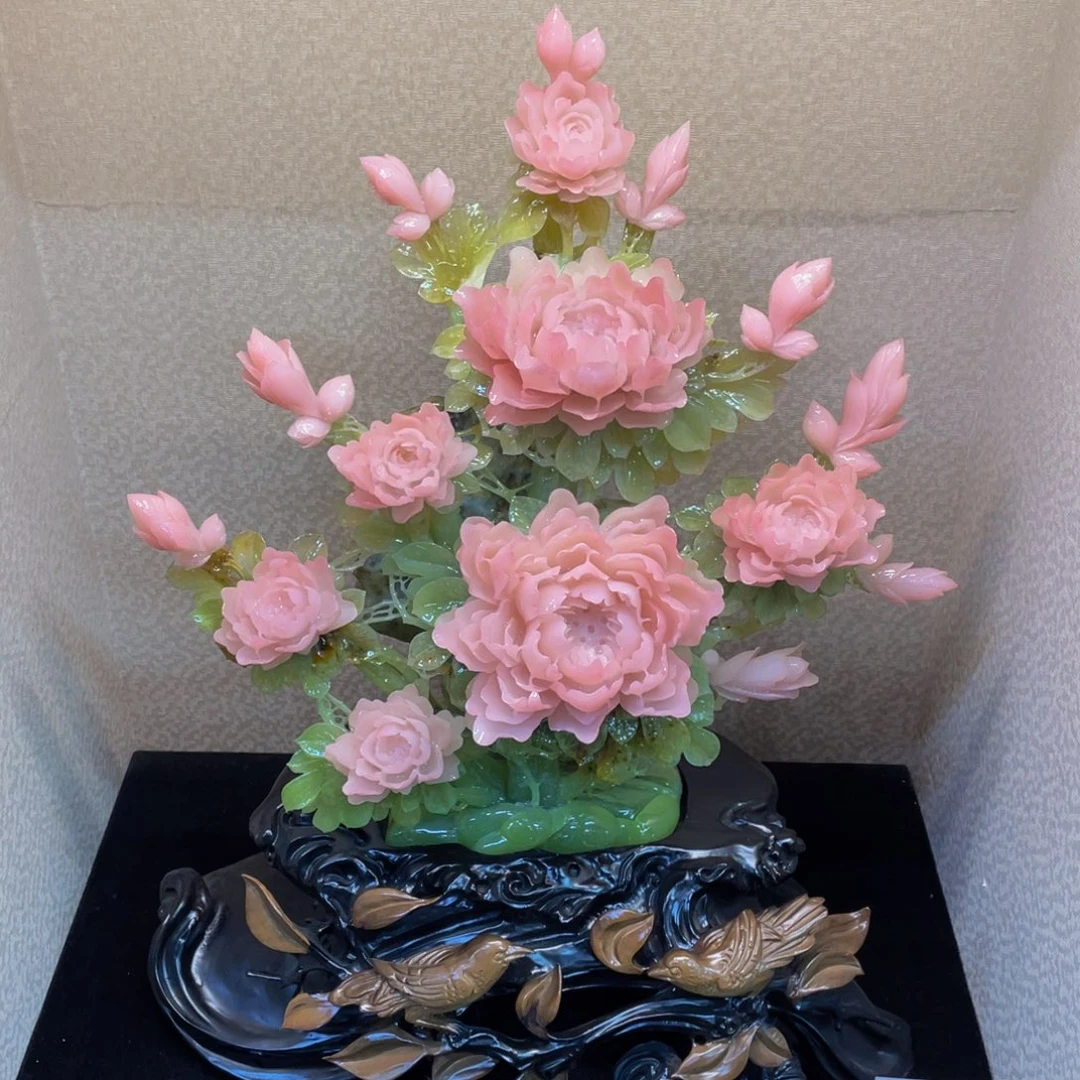 蛇纹石玉未镶嵌摆件