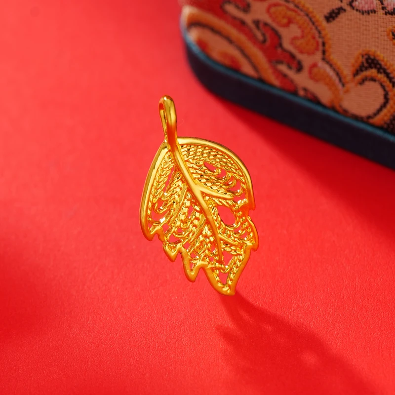 【艺馨专属】足金999 金叶子（赠合金链）