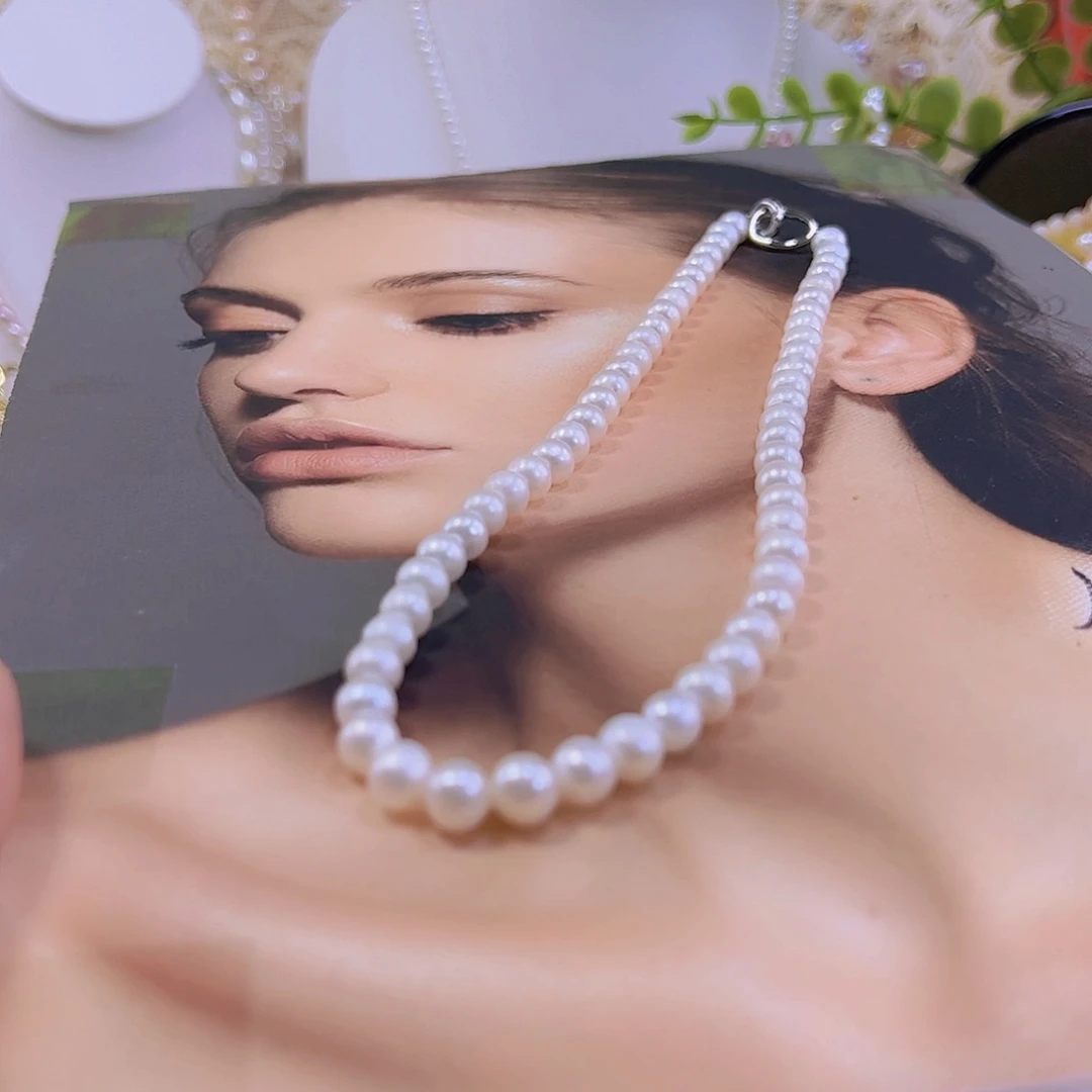 淡水珍珠手绳银S925镶嵌